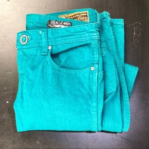 Volcom 2x4 Skinny Jeans in Teal